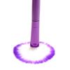 Ruilogod 7pcs Purple Soft Foundation Eye Shadow Powder Lip Blush Cosmetic Makeup Brush Kit Set w/Pouch Bag (id: bf8 617 a74 b52 a3c view 4