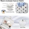 Toiletry bag for Women Hanging Travel Toiletry Bag for Toiletries Polka Dots Pattern Toilery Organizer with Hanging Hook Ideal for Full Sized Toiletries and Cosmetics view 4