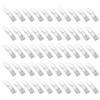 SOLUSTRE Metal Snap Clips 100pcs Rectangular Hairpin Miss Iron Bangs Wig Wig Accessories view 1