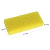 Disposable Foot Scrubber Sponge Pads Pedicure Pumice Stone for Feet Callus Remover Medium Coarse Yellow 40Pcs view 4