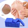 Disposable Foot Scrubber Sponge Pads Pedicure Pumice Stone for Feet Callus Remover Coarse Blue 40Pcs view 2