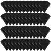 Suclain 48 Pcs Velour Triangle Powder Puff Soft Velour Makeup Puff for Face Powder Makeup Triangle Sponges for Wet and Dry Cosmetic Foundation Loose Mineral Body Tool(Black) view 1