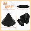 Suclain 48 Pcs Velour Triangle Powder Puff Soft Velour Makeup Puff for Face Powder Makeup Triangle Sponges for Wet and Dry Cosmetic Foundation Loose Mineral Body Tool(Black) view 2