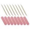 FOMIYES Nail Files Kit 100 Pieces Double Sided Nail Buffers and Manicure Sticks for Women Fingernail Care Salon Tools Disposable Cleaning Set view 1