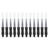 12Pcs Micro Eyebrow Brush, Brow Lamination Brush with Cap Makeup Tools for Eyebrows & Eyelashes(Black+White) view 1