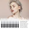 12Pcs Micro Eyebrow Brush, Brow Lamination Brush with Cap Makeup Tools for Eyebrows & Eyelashes(Black+White) view 3