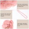 COHEALI 5pcs Adult Shower Bath Towels Back Scrub Long Straps Bath Flowers Skin-Friendly view 2
