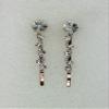 Faship A Pair Of Clear Premium Rhinestone Crystal Floral Hair Clips 2 Pcs Pins view 2