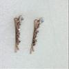 Faship A Pair Of Clear Premium Rhinestone Crystal Floral Hair Clips 2 Pcs Pins view 3