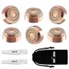 Replacement Heads for Finishing Touch Flawless Gen2, Replacement Blades for Facial Hair Remover Device for Women, 18k Gold Replacement Heads with Flannel Bag(Just fit for Gen2 Device) view 1