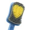Ruilogod Heart Pattern Soft Bristle Plastic Handle Good Performance Body Brush Bath Scrubber Blue (id: 929 8ae 5d7 bf8 11a view 4