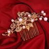 Uonlytech Bridal Hair Comb Rhinestone Design Elegant Wedding Headpiece for Brides Delicate Hairpin for Special Occasions Hair Accessory for Weddings and Dances view 4