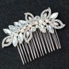 Uonlytech Alloy Hair Comb for Brides Rhinestone Insert Comb Hair Decoration Elegant Bridal Headdress for Wedding Parties and Special Occasions view 2
