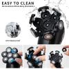 UPTARD Head Shaver Replacement Heads,Head Shaver Replacement Blades, Head Shavers for Bald Men,Head shavers for Men, Stainless Steel Rotary Blades for Electric Head Razor (Black) view 3