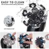 UPTARD Head Shaver Replacement Heads, 7D Rotary Blades, Silver, Men's Electric Shaver Replacement Heads, 7 Pieces view 4