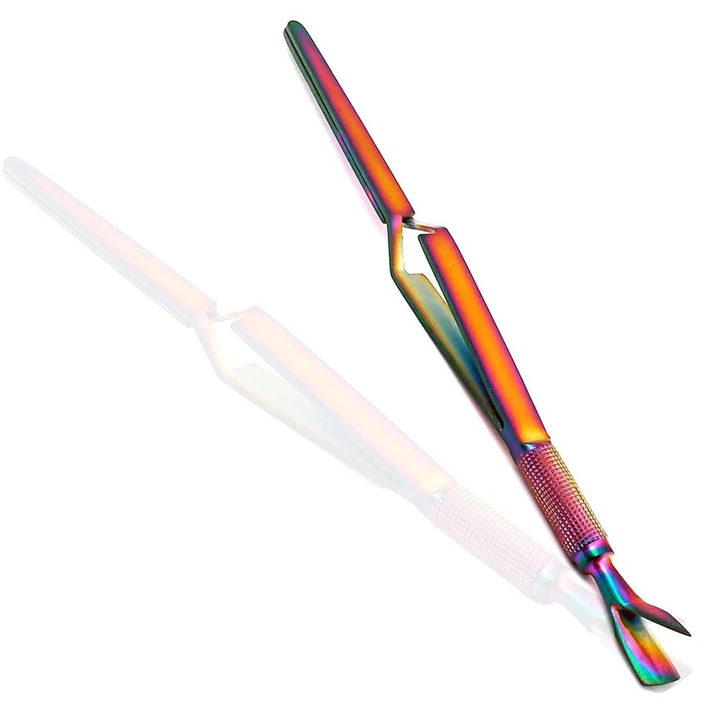 MuskalMed Professional Ingrown Toe Nail Cutters Clippers Pliers | Side Cutters Straight Curved | Beauty Gauges | Cuticle Pushers Skin Knife (Universal Tweezer)