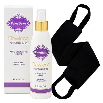 Fake Bake Flawless Self-Tanning Liquid with Body Mate Self-Tanning Applicator