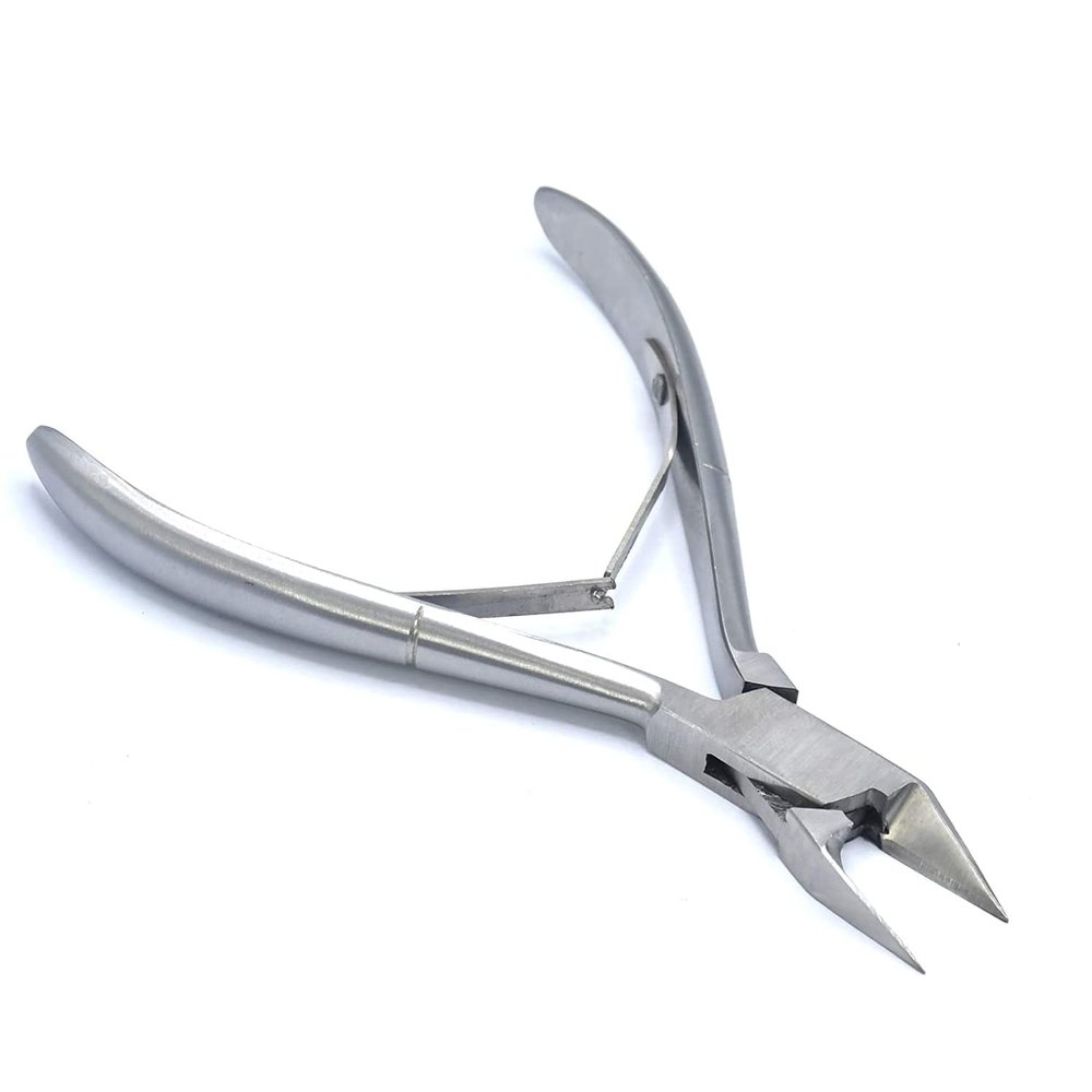 MuskalMed Professional Ingrown Toe Nail Cutters Clippers Pliers | Side Cutters Straight Curved | Beauty Gauges | Cuticle Pushers Skin Knife (Ingrown Toenail Cutter)