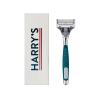 Harry's Razors for Men - Winston Chrome Razor Handle, 1 Handle and 1 Razor Blade Refill (German-Engineered Blades with Lubricating Strip and Precision Trimmer) view 1
