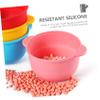 Beaupretty 2pcs Waxing Pots Replacement Silicone Melting Containers Foldable Non- stick Heater Inner Bowl Mixing Bowls view 4