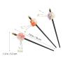 3pcs Antique Bun Chinese Hair Sticks Hair Chopsticks for Women Cherry Blossom Hair Accessories Hair Stick Fork Japanese Hair Accessories Japanese Hair Pin view 2