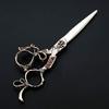 Professional Hair Cutting Shears, Professional Japan 440c 6 '' retro rosette hair scissors cutting barber cut scissor thinning shears hairdressing scissors (Color : Set) view 2