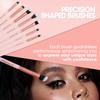 Lamora Eyeshadow Brush Set - Precision Eyeshadow Brushes For Blending Smudging Shading Defining Powdered and Liquid Eye Make-Up - 7Pc Pro Eye Makeup Brushes With Vegan Bristles view 4
