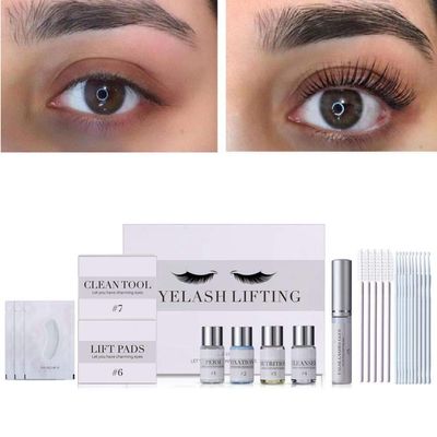 Lash Lift Kit for Perming, Professional Eyelash Perm Kit, Lash Curling Lash Lifting Kit, Safe Perming Wave, Semi-Permanent Curling, Suitable for Salon & Home Use