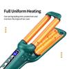 Beach Wave Curling Iron Triple Barrel Hair Curler, Ceramic Hair Crimper Iron LCD Temperature Control 3 Barrel Curling Wand, Hair Waver Egg Roller for Short Long Hair Dual Voltage  view 4