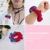 Calculay Flag of Western Samoa Hair Ties, Hair Bands Headbands Wristbands Sports Yoga Ponytails Ladies Hair Accessories view 4