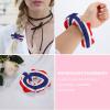 Calculay Flag of Norway Hair Ties, Hair Bands Headbands Wristbands Sports Yoga Ponytails Ladies Hair Accessories view 4