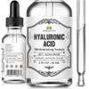 Herbalicious Hyaluronic Acid Serum  Hyaluronic Acid Serum for Face  Paraben-Free Pure Hyaluronic Acid  Moisture Boost Hydrating Serum  Anti-Aging Serum for Fine Lines, Wrinkles  2oz view 1