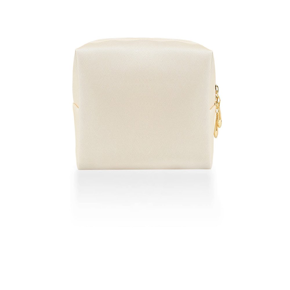 Kososuru Small Makeup Bag Portable Cosmetic Bag for Women Makeup Pouch Waterproof Toiletry Bag for Travel (Beige, Normal)