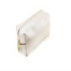 Kososuru Small Makeup Bag Portable Cosmetic Bag for Women Makeup Pouch Waterproof Toiletry Bag for Travel (Beige, Normal) view 4