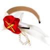 Anime Spy Thorn Princess Yor Forger Headband White and Red Cosplay Props Halloween Hair Accessories view 1