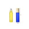 10 Pcs Frosted Glass Essential Oils Roll on Bottles,10ml Refillable Massage Roller Bottles Perfume Bottles with Stainless Steel Ball Wood Grain Cap Empty Travel Roller Essential Oils Vials(Red) view 4