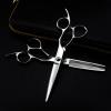 Professional Hair Cutting Shears, 6 Inch Silver 9CR Stainless Steel Professional Haircutter Salon Barber Scissors Hair Set view 3