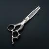 Professional Hair Cutting Shears, 440C Japanese Stainless Steel Hair Cutting Shears Hairdressing Hand Barber Scissors For Professional salon Scissors set (Color : SET) view 3