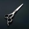 Professional Hair Cutting Shears, 440C Japanese Stainless Steel Hair Cutting Shears Hairdressing Hand Barber Scissors For Professional salon Scissors set (Color : SET) view 4