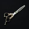 Professional Hair Cutting Shears, 6 inch 440C Japan Stainless Steel European Style Damascus Pattern Hair Cutting Hairdresser Barber Scissors Shears (Color : SET) view 4
