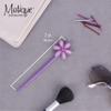 One Hair Stick Chopstick with Gem Flower for Women - Purple view 3