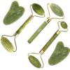 fuvooi Jade Gua Sha Facial Massager Set - 5 in 1 Skin Care Tools with Roller and Massager view 1