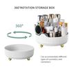 funest Makeup Perfume Organizer, 360 Degree Rotating Lazy Susan Cosmetic Desk Storage Lotions Display Case Round Tray with Large Capacity, for your Jewelry view 2