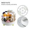 funest Makeup Perfume Organizer, 360 Degree Rotating Lazy Susan Cosmetic Desk Storage Lotions Display Case Round Tray with Large Capacity, for your Jewelry view 4