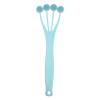 Beavorty Body Exfoliating Brush Bristles Ergonomic Handle Shower Back Scrubber for Skin Massage and Deep Cleaning Bathing Routine view 1