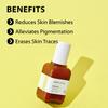 AMPLE:N Blemi Shot Serum  7 Days Dark Spot Corrector Remover Serum for Face  F or a Brighter & Appearance  Diminishes Dark Spots & Visibly Firms  Niacinamide & Vitamin C, 1.69 fl.oz. view 3