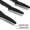 MoHern Dermaplaning Tool for Face, 30 Pcs Dermaplane Razor for Face, Multipurpose Face Razors for Women and Men, Black view 2