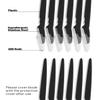 MoHern Dermaplaning Tool for Face, 30 Pcs Dermaplane Razor for Face, Multipurpose Face Razors for Women and Men, Black view 3