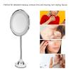 10X Magnifying Makeup Mirror with Powerful Suction Cup,LED Lighted Bright Diffused Light and 360 Degree Rotating Adjustable Gooseneck,Portable Cordless Home Office Travel Bathroom Vanity Mirror view 3