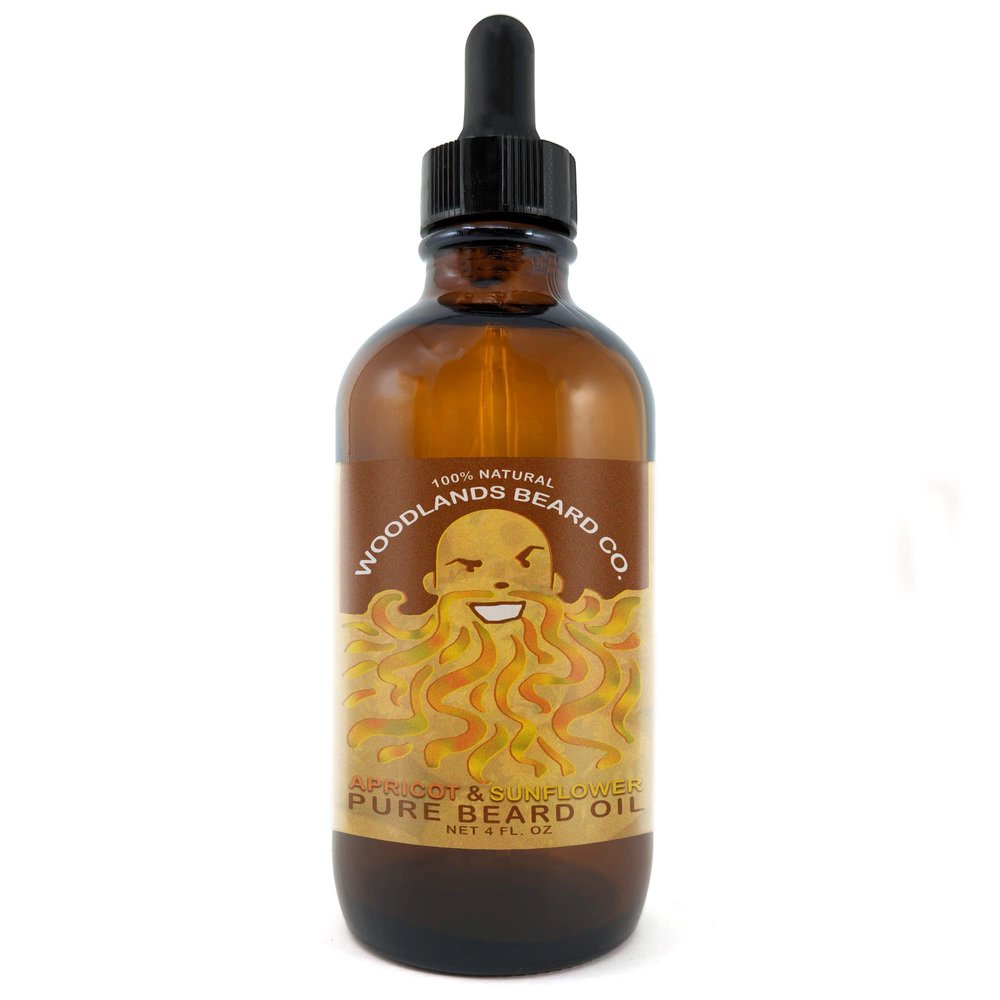 Apricot and Sunflower Pure Beard Oil (4oz)